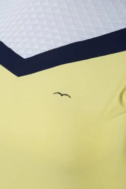 Competition Shirt Women's Biwait SS22, Short Sleeved -Equestrian Supplies Shop Animo Damen Turniershirt Biwait FS22 lemon 3 1280x1280