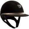 Riding Helmet MS SM,FB+Blazon Crystl Fabric Metal,Trim Matt Brnz, With Dressage Chin Strap 1 Riding Helmet MS SM,FB+Blazon Crystl Fabric Metal,Trim Matt Brnz, With Dressage Chin Strap -Equestrian Supplies Shop Braun vorne processed 1280x1280