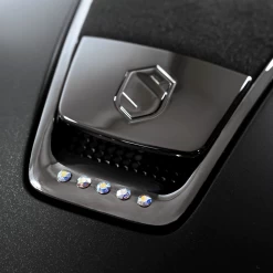 Riding Helmet Classic SM, Top Alct Holo Shield Sw, Trim+Blazon Black Chrome, 5 Holo Stones -Equestrian Supplies Shop DSC02153 1280x1280