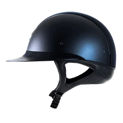 Riding Helmet MS SM, Holo Shield Sw,FB Alct, Trim Matt,Blazon Blk Chrm, 5 Sw Metallic Blue -Equestrian Supplies Shop DSC02258 1280x1280