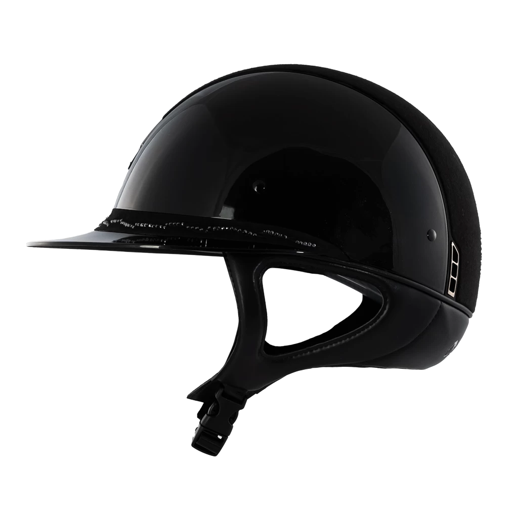 Riding Helmet MS SG, Holo Shield Sw, FB Flower Sw,Trim Matt,Blazon Blk Chrm,5 Jet Hematite 6 Riding Helmet MS SG, Holo Shield Sw, FB Flower Sw,Trim Matt,Blazon Blk Chrm,5 Jet Hematite - Image 4
