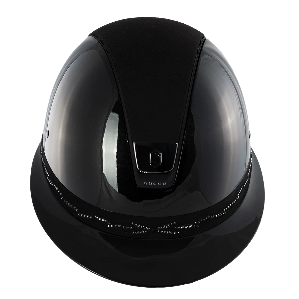 Riding Helmet MS SG, Holo Shield Sw, FB Flower Sw,Trim Matt,Blazon Blk Chrm,5 Jet Hematite 7 Riding Helmet MS SG, Holo Shield Sw, FB Flower Sw,Trim Matt,Blazon Blk Chrm,5 Jet Hematite - Image 5