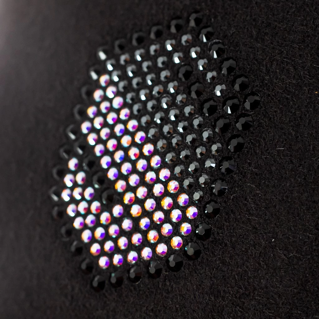 Riding Helmet MS SG, Holo Shield Sw, FB Flower Sw,Trim Matt,Blazon Blk Chrm,5 Jet Hematite 5 Riding Helmet MS SG, Holo Shield Sw, FB Flower Sw,Trim Matt,Blazon Blk Chrm,5 Jet Hematite - Image 3