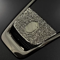 Riding Helmet Classic Shadowmatt, Trim Black Chrome, Blazon Crystal Fabric Metal Eclipse -Equestrian Supplies Shop DSC03061 1280x1280