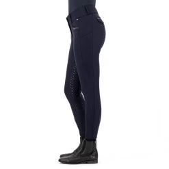 Women`s Breeches ERAmore FW23, Full-Seat, Full-Grip -Equestrian Supplies Shop EuroStar Reithose ERAmore navy 3 processed 1280x1280