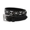 Toulon I Diamond Beads Belt -Equestrian Supplies Shop Gurtel Toulon Black Grey 01 processed 1280x1280