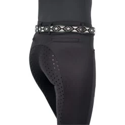 Toulon I Diamond Beads Belt -Equestrian Supplies Shop Gurtel Toulon Black Grey 04 processed processed 1280x1280