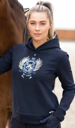 Women's Hoodie HVPRosy FW22, Hooded Sweater 7 Women's Hoodie HVPRosy FW22, Hooded Sweater -Equestrian Supplies Shop HV Polo Hoodie HVPRosy HW22 navy 3 1280x1280