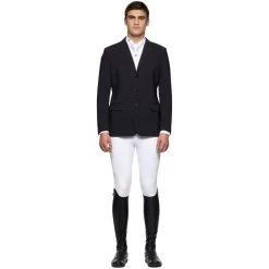 Cavalleria Toscana Men's Jacket GP Perforated, Competition Jacket, Tournament Jacket