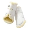 Tendon Boots With Synthetic Fur, Dressage Boots -Equestrian Supplies Shop Kavalkade Gamaschen mit Kunstfell weiss 1 1280x1280