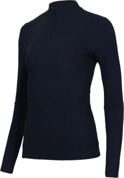 Women's Competition Shirt Carlotta FW23, Long-sleeved, Half-Zip 8 Women's Competition Shirt Carlotta FW23, Long-sleeved, Half-Zip -Equestrian Supplies Shop Laguso Shirt Damen Carlotta needlenavy 3 processed 1280x1280