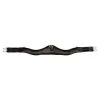 Saddle Girth Contour, Long Girth, Leather, With Elastic On Both Sides -Equestrian Supplies Shop Leder Sattelgurt Contour mit beidseitigem Elastikzug schwarz processed 1280x1280