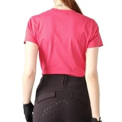 Women's T-Shirt Signe S/S SS23, Short-sleeved -Equestrian Supplies Shop PS of Sweden T Shirt Signe berry pink 3 1280x1280