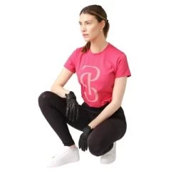 Women's T-Shirt Signe S/S SS23, Short-sleeved -Equestrian Supplies Shop PS of Sweden T Shirt Signe berry pink 4 1280x1280