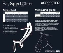 Anatomical Special Bridle FaySport Glitter, Without Reins 11 Anatomical Special Bridle FaySport Glitter, Without Reins -Equestrian Supplies Shop PresTeq Trense Faysportglitter Grossen processed 1280x1280