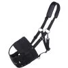 Grazing Muzzle With Nostrils -Equestrian Supplies Shop QHP Fressbremse 5153 schwarz 1 1280x1280