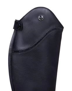 Riding Boots Lyssa Adult, Leather Riding Boots, Women's, Black -Equestrian Supplies Shop QHP Reitstiefel Lyssa schwarz 4 processed 1280x1280