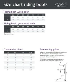 Riding Boots Lyssa Adult, Leather Riding Boots, Women's, Black -Equestrian Supplies Shop QHP Reitstiefel Lyssa schwarz Grossen 1280x1280