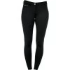 Women's Breeches Quick Star, Full Grip -Equestrian Supplies Shop Quick Star FG Black Front processed 1280x1280
