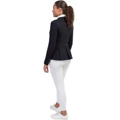 Womens´s Competition Jacket Victorine Crystal Intarsia FW23 -Equestrian Supplies Shop SQUARE VICTORINNE CHRYSTAL INTARSIA BLACK TONE ON TONE 2 1280x1280
