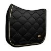 Saddle Pad Black Gold, Dressage Saddle Pad