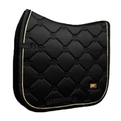 Saddle Pad Black Gold, Dressage Saddle Pad