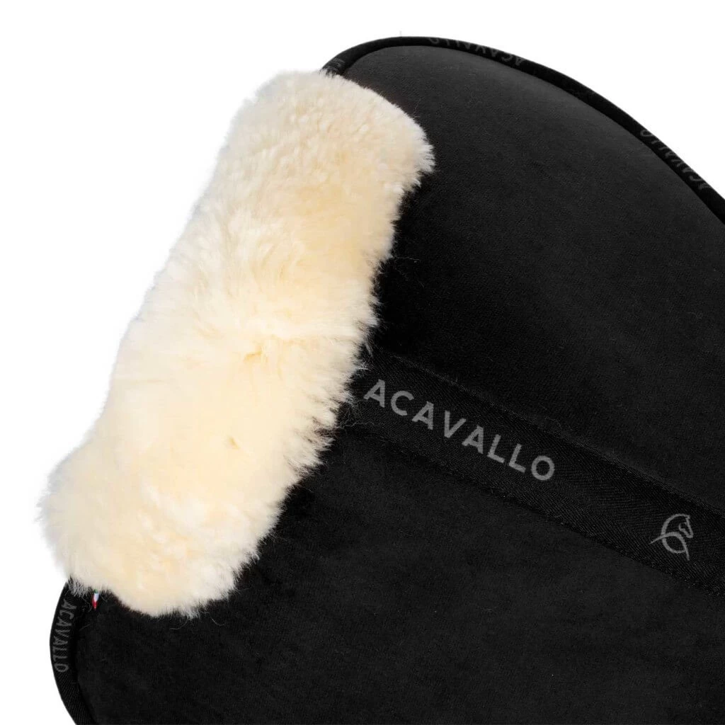 Saddle Pad Close Contact Memory Foam Full Sheepskin 5 Saddle Pad Close Contact Memory Foam Full Sheepskin - Image 3
