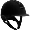 Riding Helmet Classic SM,Top Ultra Fine Rocks,Trim+Blazon Matt Blk,w. Dressage Chin Strap -Equestrian Supplies Shop Schwarz vorne processediFpQ0o7AAivs0 1280x1280