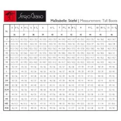 Arena Riding Boots, Leather Riding Boots, Women, Men, Black -Equestrian Supplies Shop Tabelle processed 1280x1280