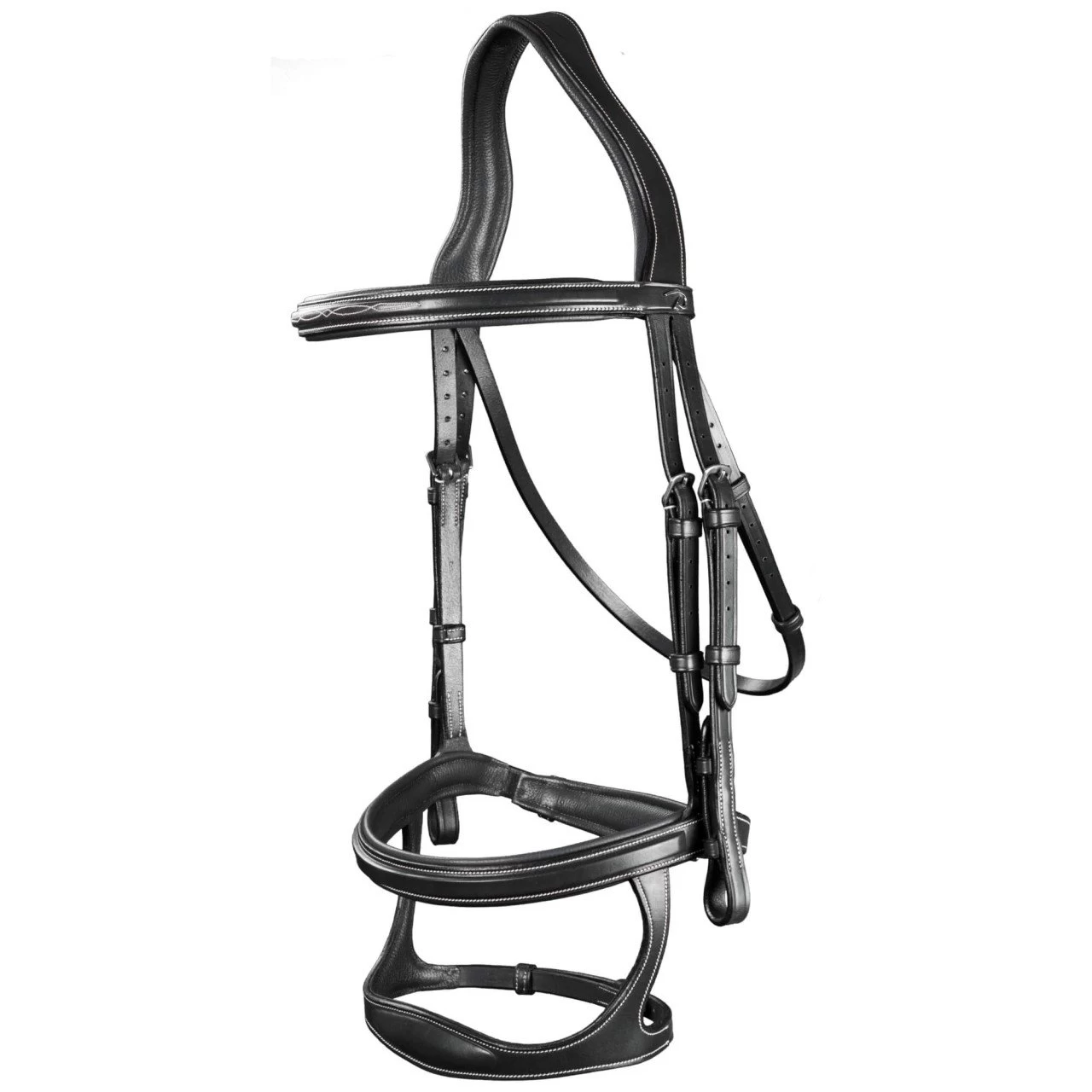 Bridle With Double Noseband US Collection 3 Bridle With Double Noseband US Collection