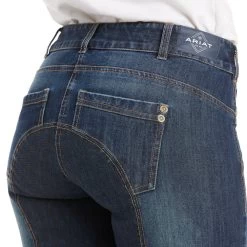 Ariat Women's Breeches Halo Denim FS -Equestrian Supplies Shop ariat damenreithose halo denim 3 1280x1280
