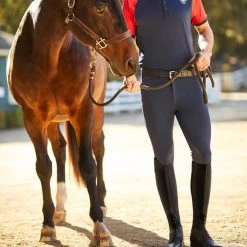 Ariat Men's Breeches Tri Factor Grip KP -Equestrian Supplies Shop ariat herrenreithose tri factor knee patch navy 4 2 1280x1280