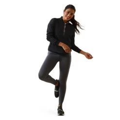 Ariat Women's Sweatshirt Breathe 1/2 Zip SS23 -Equestrian Supplies Shop ariat sweatshirt breathe black 6 1280x1280