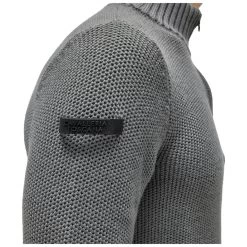 Cavalleria Toscana Men's Sweater CT Label FW23, Knit Sweater, Turtleneck -Equestrian Supplies Shop cavalleria toscana pullover ct label iron grey 3 1280x1280