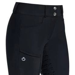 Cavalleria Toscana Women's Breeches CT Academy Jersey Full Grip FW23 -Equestrian Supplies Shop cavalleria toscana reithose ct academy jersey fullgrip black 3 1280x1280
