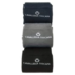 Cavalleria Toscana Riding Socks CT 3-Pack Socks FW23, Pack Of 3 -Equestrian Supplies Shop cavalleria toscana reitsocken ct 3pack socks black cardsugar 4 1280x1280
