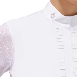 Cavalleria Toscana Women's Competition Shirt Pleated Jersey L/S FW23, Long-sleeved 7 Cavalleria Toscana Women's Competition Shirt Pleated Jersey L/S FW23, Long-sleeved -Equestrian Supplies Shop cavalleria toscana turniershirt pleated jersey peralgrey white 3 1280x1280