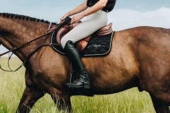 Chaps Classic Comfort Standard, Mini Chaps, Leather Chaps -Equestrian Supplies Shop dyon chaps clasic comfort black lifestyle 4 1280x1280