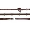 Web Reins HC With Nine Leather Bars 1 Web Reins HC With Nine Leather Bars -Equestrian Supplies Shop dyon gurtzuegel hc 9lederstege 16mm braun 1280x1280