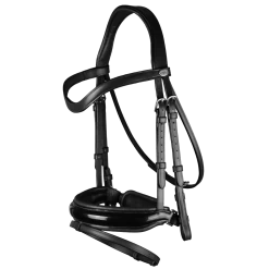 Bridle With Swedish Noseband Patent Large Crank WC