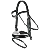 Bridle Patent Large Crank With Swedish Noseband And White Lining -Equestrian Supplies Shop dyon trense wc patent large crank schwarz 1280x1280
