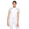 Women's Competition Shirt Florentine MC, Short-Sleeved -Equestrian Supplies Shop ego7 turniershirt florentine mc white 1 1280x1280