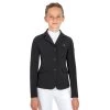 Jacket Girl's Carolink, Competition Jacket -Equestrian Supplies Shop equiline sakko carolink black 1 1280x1280