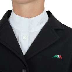 Jacket Girl's Carolink, Competition Jacket -Equestrian Supplies Shop equiline sakko carolink black 2 1280x1280