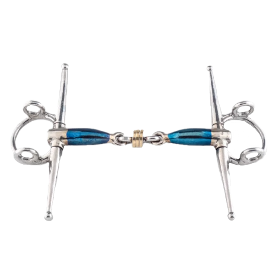 TRUST Full Cheek Curb Gag Brass Rings 3 TRUST Full Cheek Curb Gag Brass Rings