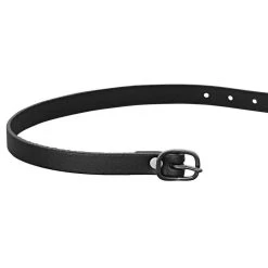 Leather Spurs Straps With Black Buckle