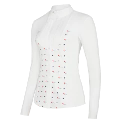 Women's Competition Shirt Laila SS23, Competition Blouson, Long-sleeved -Equestrian Supplies Shop laguso turniershirt laila star allover 3 1280x1280