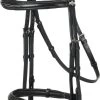 Bridle Kudos Competition Flash, English Combined -Equestrian Supplies Shop lm bridles competition black 1 processed 1280x1280