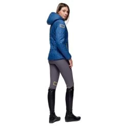 Women's Puffer Jacket Nylon Hooded FW22 -Equestrian Supplies Shop rgitaly jacke nylon hooded damen classic blue 3TL0WSyLeaa3Bp 1280x1280