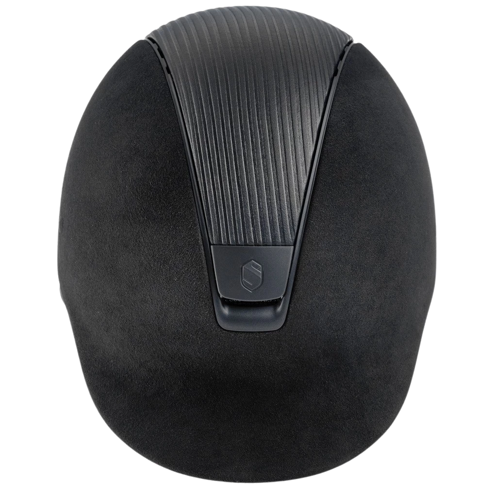 Riding Helmet Premium Classic, Top Leather, Trim + Blazon Matt, Matt Collection 6 Riding Helmet Premium Classic, Top Leather, Trim + Blazon Matt, Matt Collection - Image 4